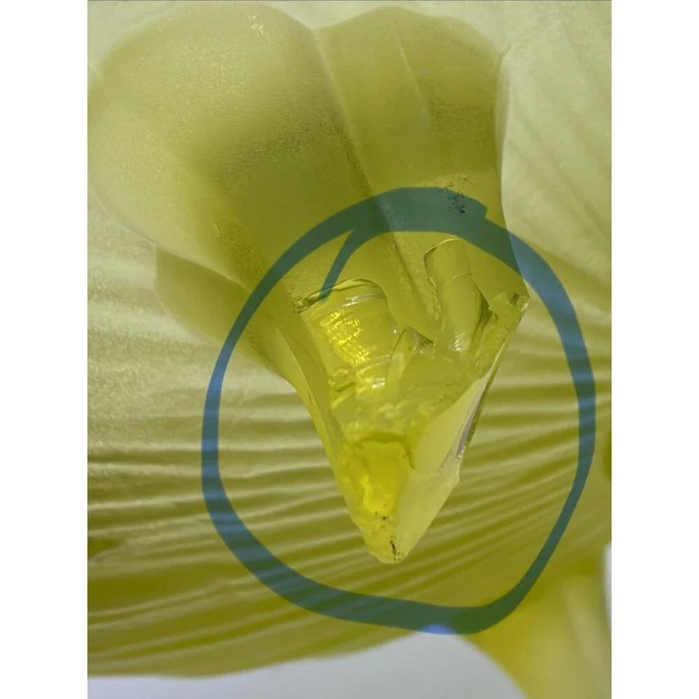 Tiffin Art Glass Vaseline Uranium Satin Roses Bowl 1920 MCM Round Green See Pics